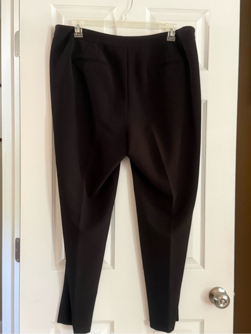 Women’s Black Stretch Zip-Pocket Dress Pants - Picture 4 of 6